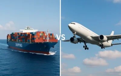 שילוח ימי מול שילוח אווירי – מה עדיף לעסק שלך?